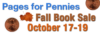 pages for pennies fall book sale October 17-19 2008